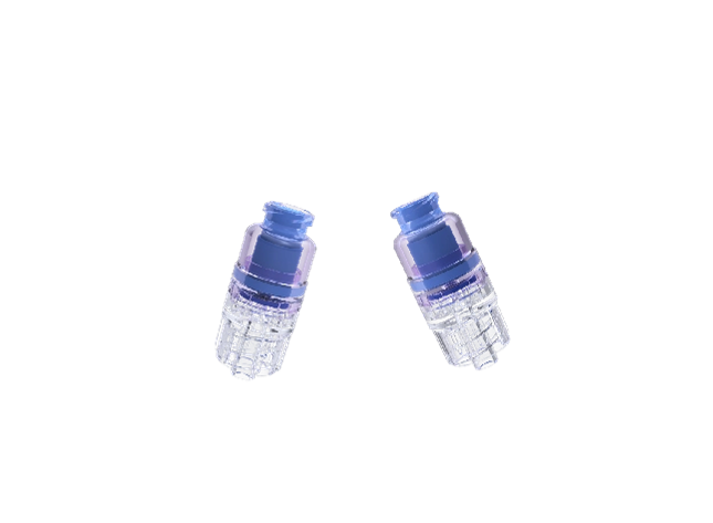 单向无针加药接头，公母鲁尔/母鲁尔-接管